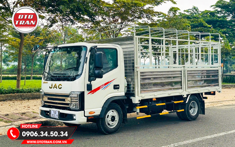 Xe Tải JAC N200 E5 Thùng Mui Bạt tải trọng 1t9